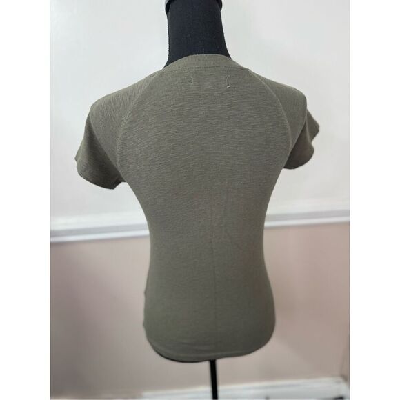 Madewell Olive Green Short Sleeve Tee Size X-Small - Picture 2 of 5